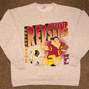 Vintage Flintstones Redskins Crewneck